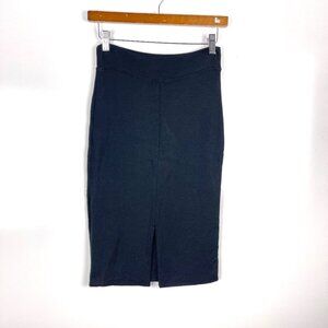 LNA Harley Pencil Skirt Black High Waist Stretch Women's Size Small Minimalist